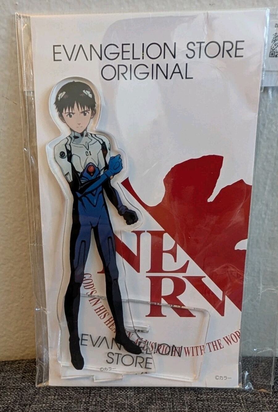 Neon Genesis Evangelion Shinji Ikari 20th Anniversary Acrylic Stand Brand New